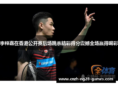 李梓嘉在香港公开赛后场跳杀精彩得分震撼全场赢得喝彩